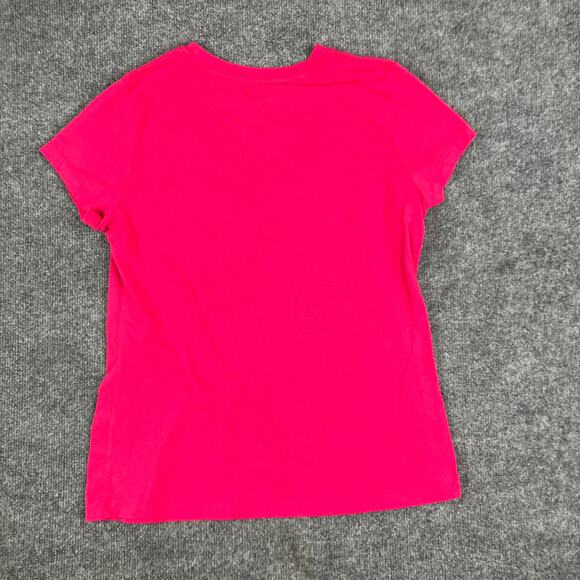 Realtree T-Shirt Womens Size L Pink Camo Logo Graphic Outdoor Hunting Casual - Picture 6 of 7